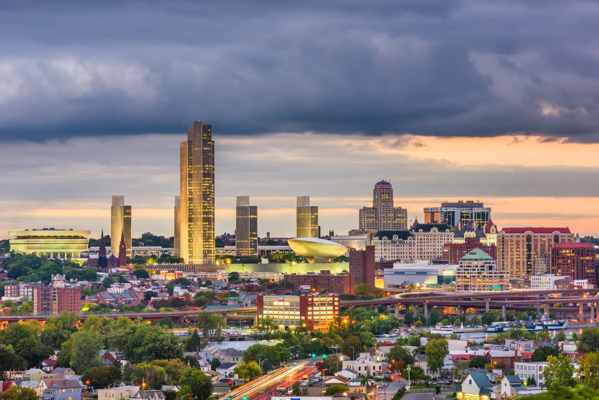 ALBANY NY SKYLINE